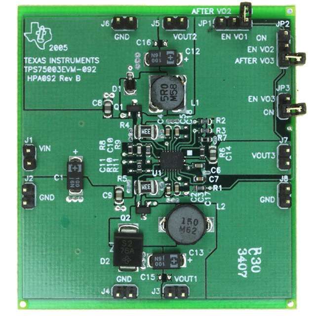 Picture of TPS75003EVM-092