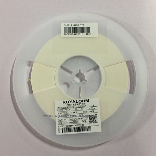 Picture of 0805W8F100KT5E